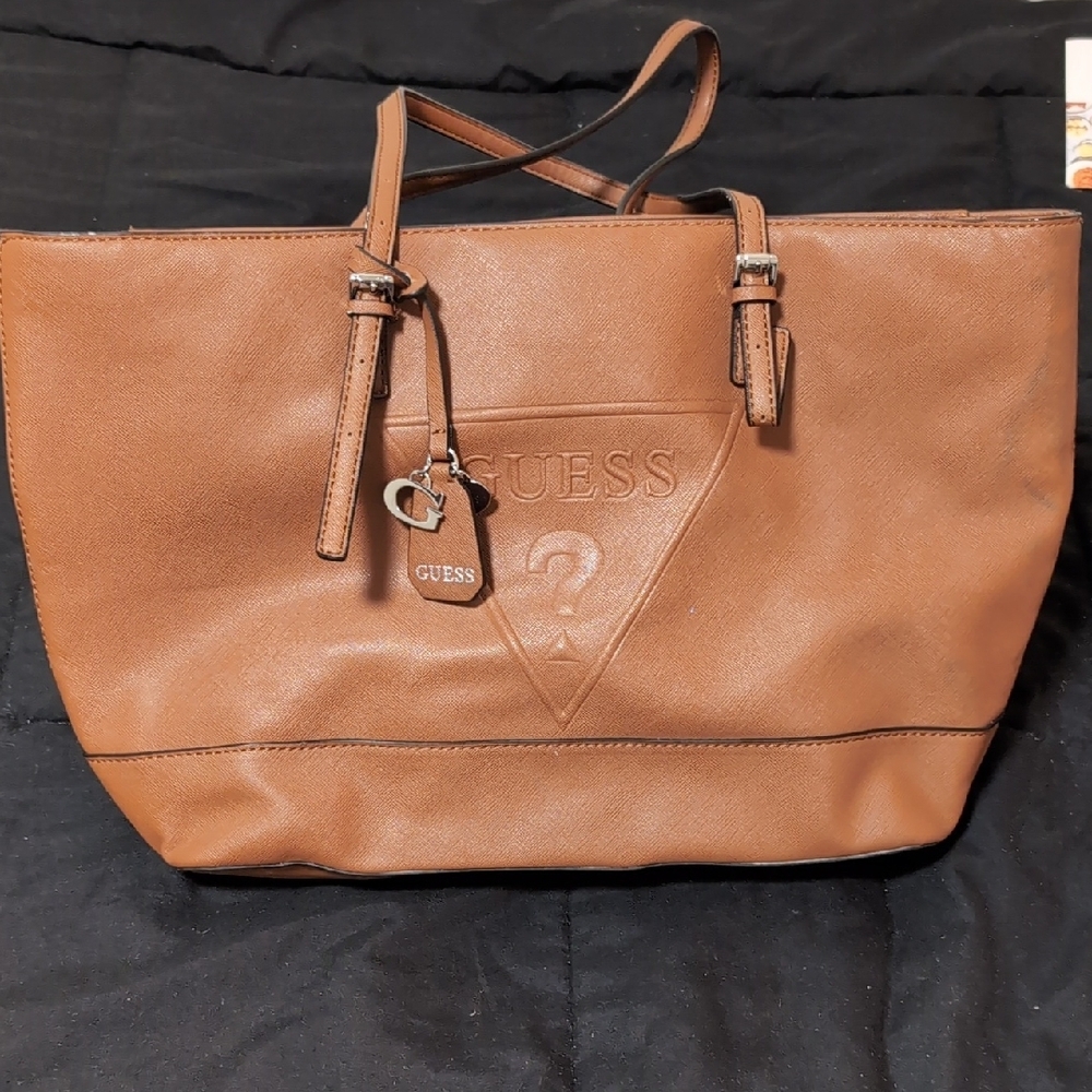 GUESS Brown Tote Bag